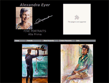 Tablet Screenshot of portraitsbyalexandra.com